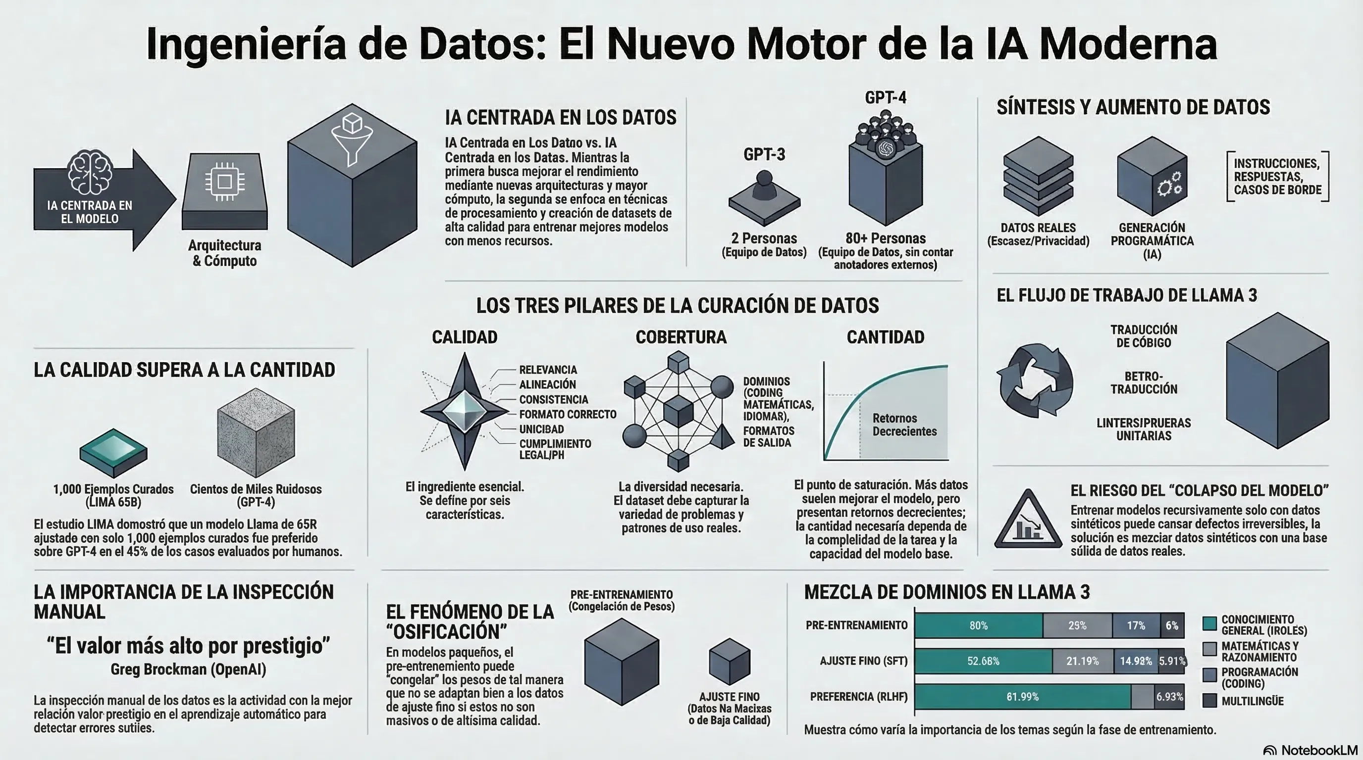Infografía sobre Dataset Engineering